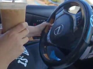 I Asked A Stranger On The Side Of The Street To Jerk Off And Cum In My Ice Coffee &lpar;Public Masturbation&rpar; Outdoor Car adult clip