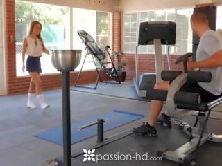 PASSION-HD thereafter school gym fuck with school darling Lilly Ford