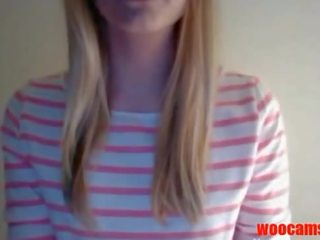 Shy lassie flashes tits and enticing ass (woocamss.com)