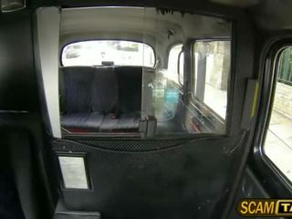Magnificent blonde Sienna gets a quick fucked in the backseat by pervy driver