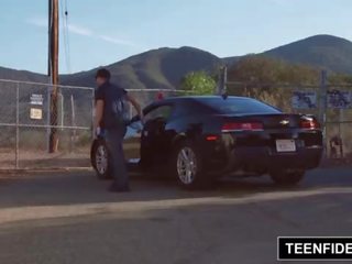 TEENFIDELITY Megan Sage Creampied by the Cop