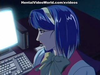 Hentai rough petting at the office