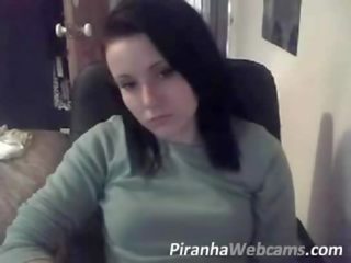 Superior Teen with New Webcam Masturbating on Webcam