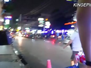 Russian slut in Bangkok Red Light District [HIDDEN CAMERA]
