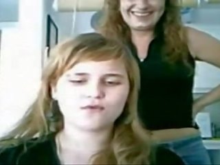 Threesome With Daugther Mom And Aunt On Webcam - Live At www.AngelzLive.com