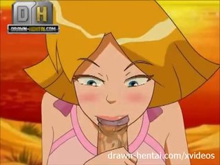 Totally Spies x rated clip - Beach slattern Clover