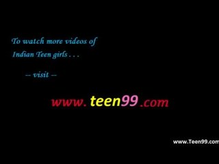 Teen99.com - Indian village young female necking lover in outdoor