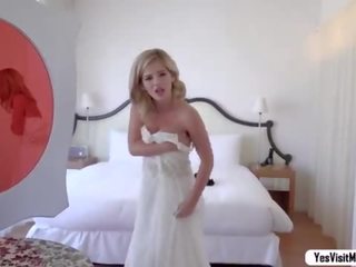Stupendous Bella Rose Gets Fucked in Her Bestfriends Wedding Dress
