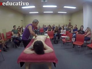 Clase nº1 de masaje erótico anal