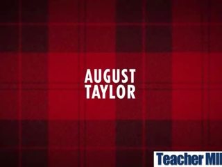 Adult movie Tape In Class With Huge Round Tits Teacher (August Taylor) video-08