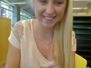College teen with hot boobs squirts hard in library - yourcamz.com